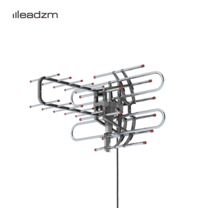 990 mile HDTV 1080P Outdoor Amplified Digital TV Antenna Rotor 360° UHF/VHF Home - Picture 1 of 13