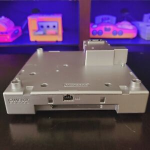 Nintendo GameCube Gameboy Player Adaptor Silver DOL-017 [ Tested ] GC GBP 