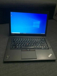 Lenovo ThinkPad T450 14" Laptop i5-5200U 8GB RAM  128GB SSD Windows 10 Pro  - Picture 1 of 8
