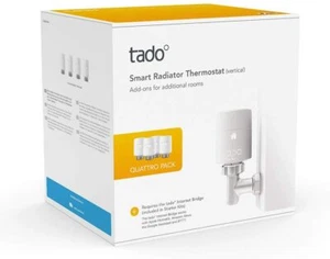 Termostato radiador inteligente tado° (montaje vertical) - complemento para varias habitaciones-x3 - Imagen 1 de 5