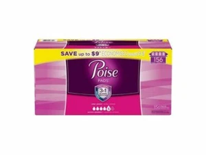 Poise Pads Pink 252 Pads/Regular Length/Moderate - Picture 1 of 1
