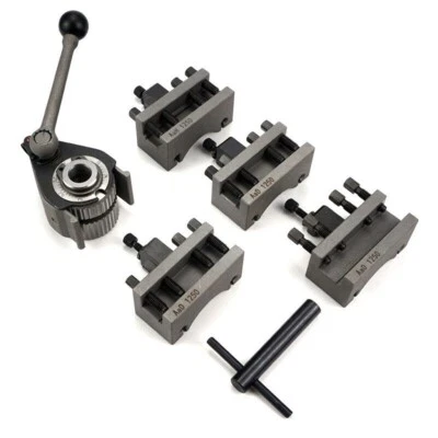 Size Aa Quick Change Tool Post Holder for Mini Lathe Multifix Lathe Tool Post Foto 1 de 4