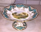 Opulent Antik Vergoldet Davenport Topographischen Sockel Comport C 1840+