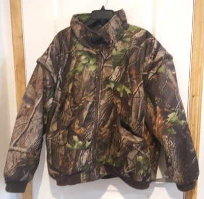 Remington Realtree Camo Hunting Jacket Mens XL Full Zip 2 in 1 - Image 1 of 4
