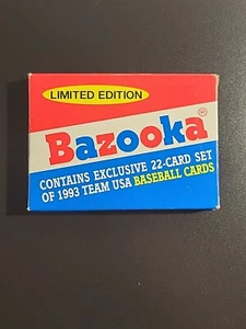 1993 Bazooka 22-Card Set Team USA Baseball Cards - Picture 1 of 5