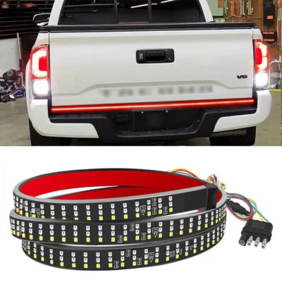 60" LED Tailgate Reverse Turn Signal Light Strip Bar for Toyota Tacoma Tundra Foto 1 de 4