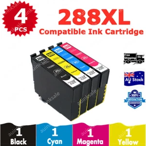 4x Non-OEM 288XL 288 XL Ink Cartridges for Epson Expression Home XP340 XP344 - Picture 1 of 6