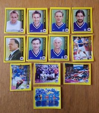 Panini Scottish Premier League 2000 - 12x Rangers Stickers 