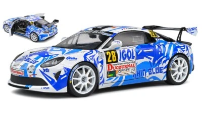 MODELLINO AUTO STATICO SOLIDO ALPINE A110 #28 RALLY DU VAR 2021 DELECOUR 1/18 - Immagine 1 di 4
