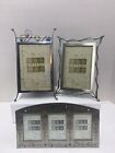 Lot Of 3 Metal SIXTREES Picture Frames Decorative Best Friends Good Condition 