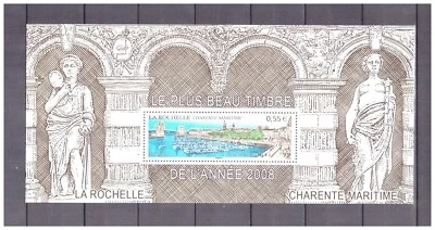 FRANCE . BLOCS SOUVENIRS  N° 44 . 0,55  € . LA  ROCHELLE   NEUF . **  .SUPERBE . - Photo 1/3