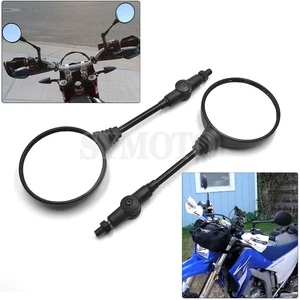 Universal 10mm Folding Side Rearview Mirrors For Honda Suzuki Kawasaki KTM ATV - Picture 1 of 9
