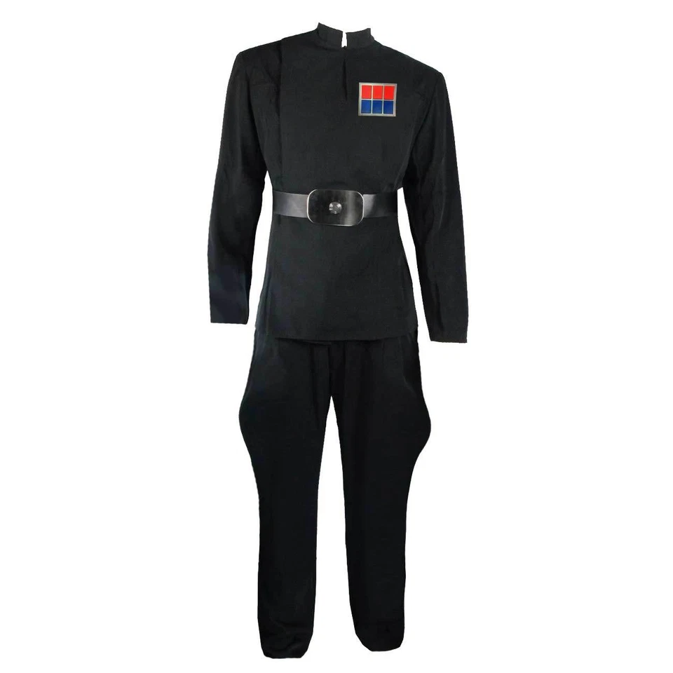 Star Wars Imperial Officer Costume with Black Jacket and Jodhpur Pants - Image 1 of 1