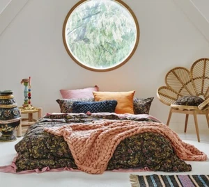 Kip&Co Blossom Cord Quilt Duvet Cover Queen/Full Size NWT - Picture 1 of 6