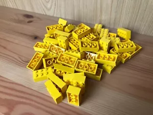 Lego 50 x pietre base 2 x 4 pietre base 3001 pietre base giallo - Foto 1 di 5