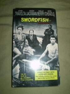 NEW Swordfish (VHS, 2001) Hugh Jackman, John Travolta, Halle Berry, SEALED B-A - Imagen 1 de 4