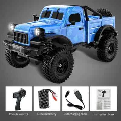 JJRC C8813 2.4G 4WD 12km/h Climbing Off-Road Lights Remote Controller RC Pickup - Image 1 of 4