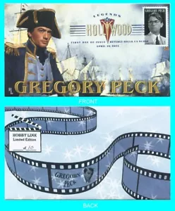 Gregory Peck First Day Cover with Color Cancel Type 3 - Picture 1 of 1