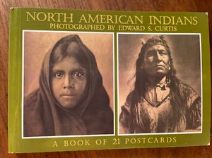 NORDAMERIKANISCHE INDIANER: EIN BUCH MIT 21 POSTKARTEN von Edward S. Curtis **TOP** - Bild 1 von 24