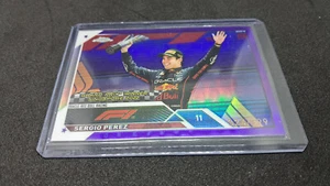 F1 Topps Chrome 2023 Serio Perez Checo /399 Purple Refractor Formula 1 Singapore - Zdjęcie 1 z 1