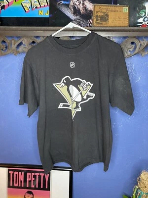 Camiseta Pittsburgh Penguins Max Talbot Para Hombre Mediana Reebok Negra NHL Foto 1 de 4