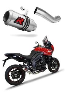TIGER SPORT 1050 2013 - 2015 Low Level Exhaust Silencer Muffler GP DOMINATOR - Picture 1 of 5