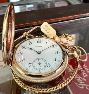 E. HOWARD Watch Co. Keystone 12s Hunting Model, 17j by Waltham 1909 - Picture 1 of 16