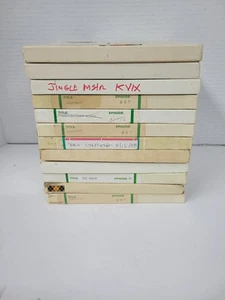 Lote de 12 cintas de plástico usadas de carrete a carrete de 7" / Varias marcas / Se venden en blanco - Imagen 1 de 8