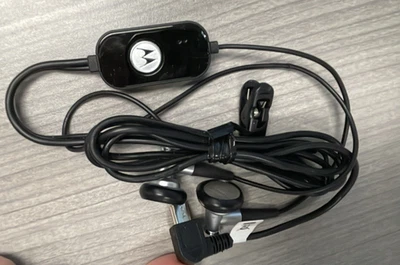 V3 MINI USB STEREO WIRED HANDSFREE HEADSET EARPHONE MIC for MOTOROLA CELL PHONES - Image 1 of 4