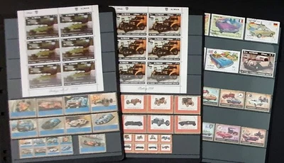 Oriente Medio Emiratos Árabes Unidos Sellos Ajman Coches Colección temática de 47 y 2 minihojas Foto 1 de 4