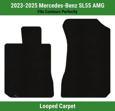Lloyd 经典环前排地毯垫适用于 2023 - 2025 梅赛德斯 - 奔驰 SL55 AMG  — 第 1/4 张图片