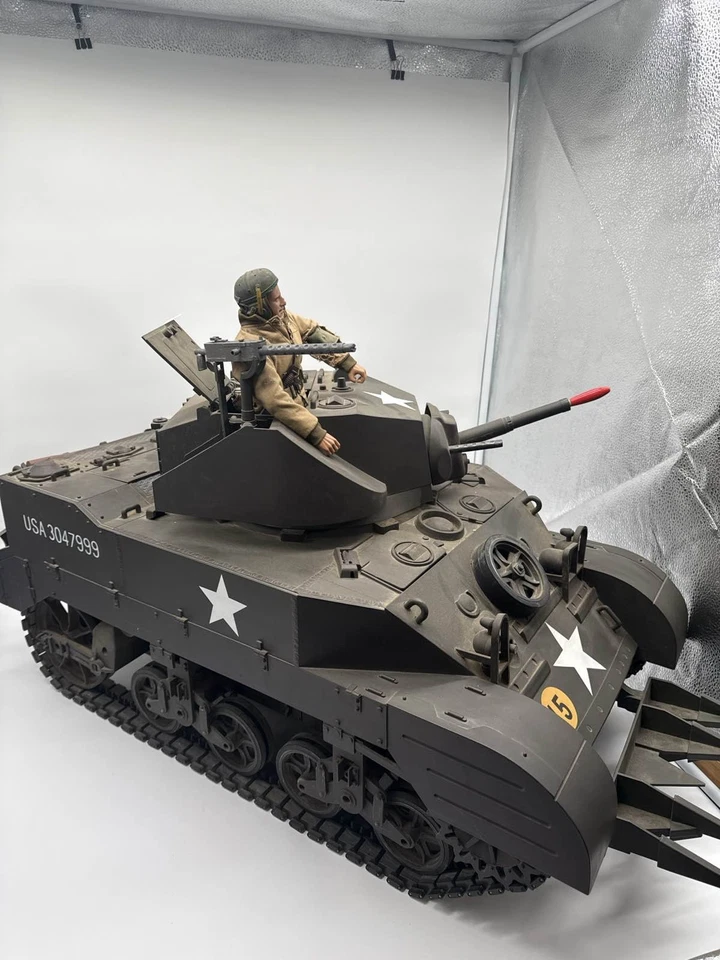 21st Century Toys Ultimate Soldier 1/6 WWII M5 Stuart Tank w/ Figure - Image 1 of 1