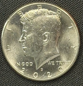 2020 D Mint Mark "NIFC" AU-Details Kennedy Half Dollar - Picture 1 of 4