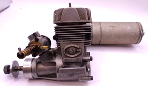 SUPERTIGRE 51 2 STROKE ENGINE WITH MUFFLER IN GOOD CONDITION BOXED WITH MANUAL - Picture 1 of 11