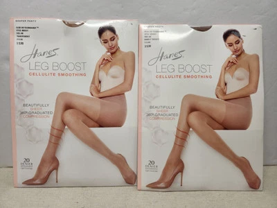 Lote 2 Calcinhas Hanes Leg Boost Alisamento Celulite Tons Nude AB NEW BB0001 - Imagem 1 de 2