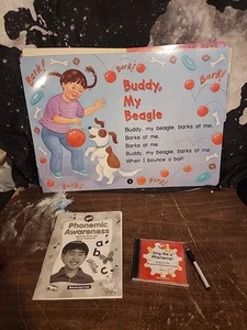 Word Works Phonemic Awareness 32 Posters CD Workbook Carrying Bag Kindergarten - Picture 1 of 23