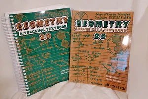 NEW Geometry: A Teaching Textbook 2.0 Student Book and Answer Key & Test Bank - Picture 1 of 5
