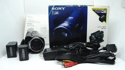 SONY HDR-SR8 Black HDD 100GB Digital Camcorder 10x Optical Zoom w/Box - Image 1 of 4