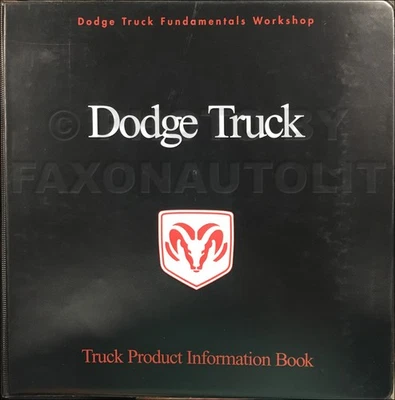 1997 Dodge Camion Fundamental Prodotto Informativo Dati Fatti Opzioni Specifiche - Immagine 1 di 2