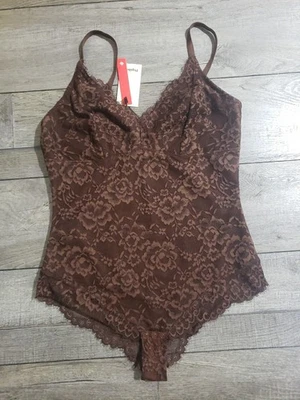 Popilush Shapewear Bodysuit V Neck Tummy Control Backless Lace Wireless Sz XL - Imagem 1 de 4