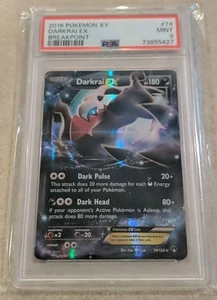 Pokemon XY Darkrai EX #74 Breakpoint 2016 PSA 9 Mint - Picture 1 of 8