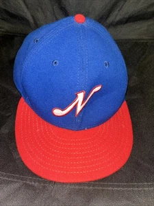 Nashville Sounds Mütze Baseballkappe nicht verstellbar 7 3/8 New Era Vintage MiLB hergestellt in den USA - Bild 1 von 4