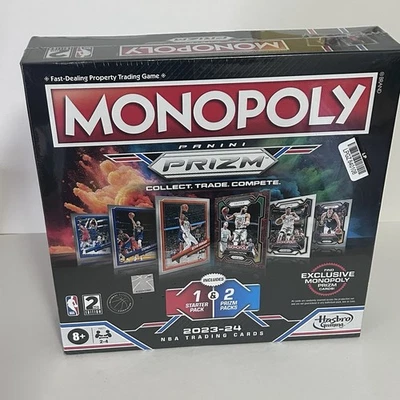 Monopoly Prizm NBA 2nd Edition Board Game Panini 2023-24 SEALED - Image 1 of 2