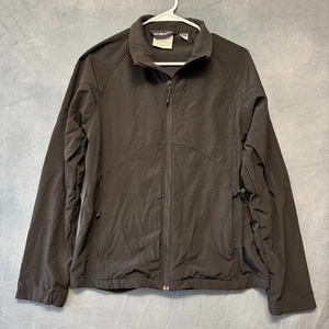 Chaqueta Diamante Negra Esquí Snowboard Peso Ligero Mujer Grande Cremallera Gorpcore Cálida - Imagen 1 de 12