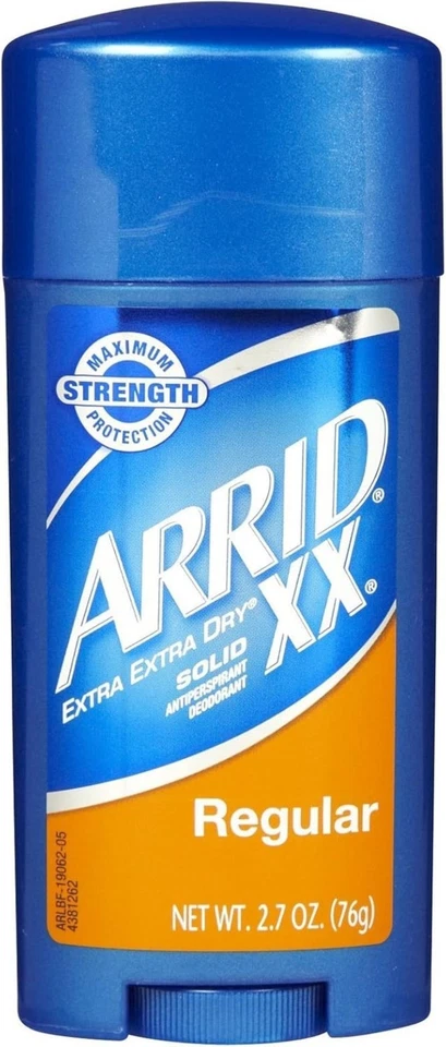 New Arrid XX Regular Extra Extra Dry Solid Antiperspirant Deodorant Regular 2.7 - Image 1 of 3