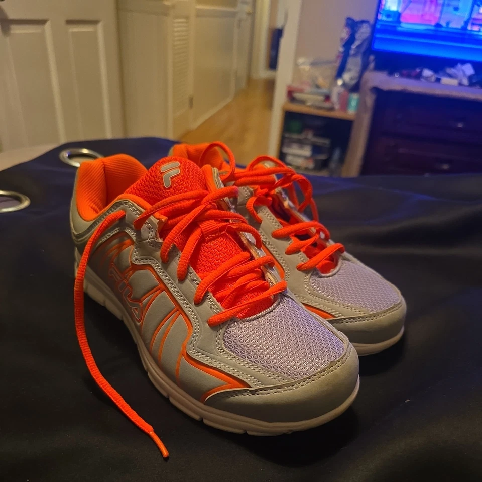 FILA Juvenil Talla 8 Zapatillas Ligeras Naranja y Gris Ligeras Sintéticas Eva Foto 1 de 4