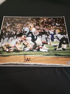 Marcus Allen Oakland Raiders Signed 16x20 Photo Beckett - Picture 1 of 3