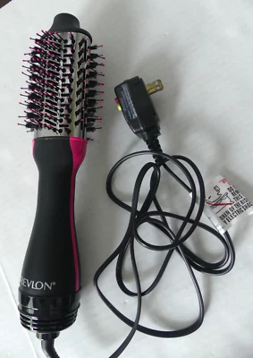 REVLON One-Step Volumizer Secador de Pelo y Cepillo de Aire Caliente Rosa Mejorado 1.0 COMO NUEVO Foto 1 de 4