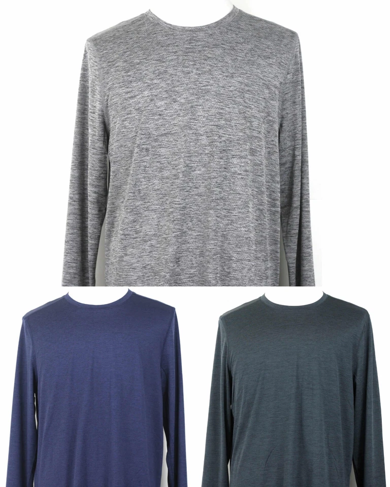 Camiseta de malla RBX X-Train BIRDSEYE cuello redondo manga larga carbón, azul marino, gris Foto 1 de 1