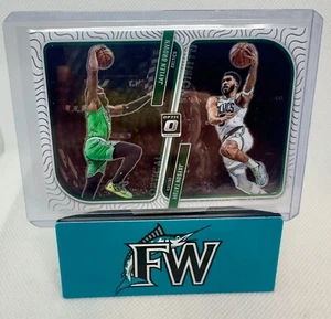 2023-24 Panini Donruss Optic - Optical Illusions Jayson Tatum, Jaylen Brown #2 - Picture 1 of 2